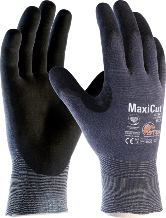 Rękawice robocze antyprzecięciowe bardzo cienkie MaxiCut® Ultra 44-3745 ™ ATG