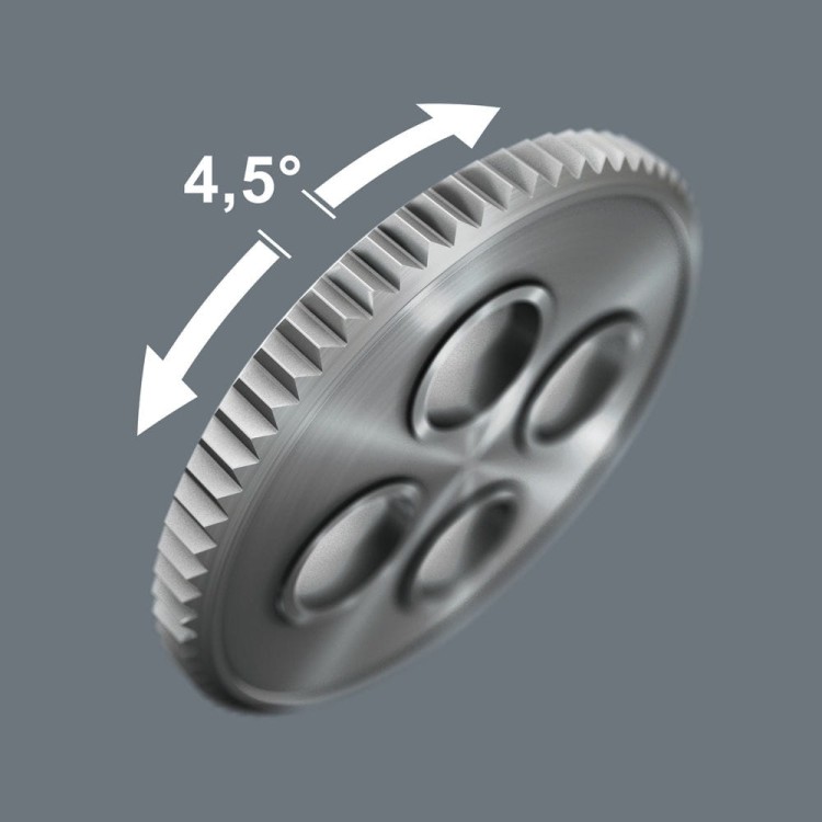 Kraftform Kompakt 400 RA, Set 1 zestaw 17- częściowy Wera -  drobnozębny mechanizm zapadkowy w rękojeści (80 zębów