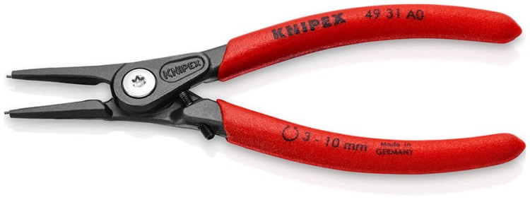 Szczypce proste z ogranicznikiem do pierścieni osadczych (segera) zewnętrznych Knipex 49 31 - 2