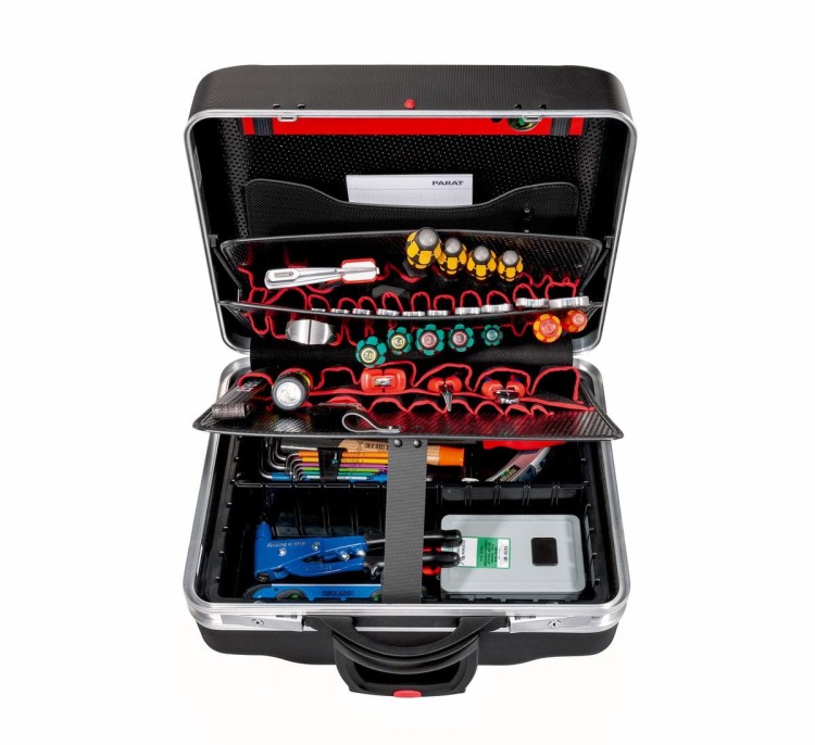 Walizka narzędziowa na kółkach Parat Classic King Size Roll Neo - przykładowe wyposarzenie walizki