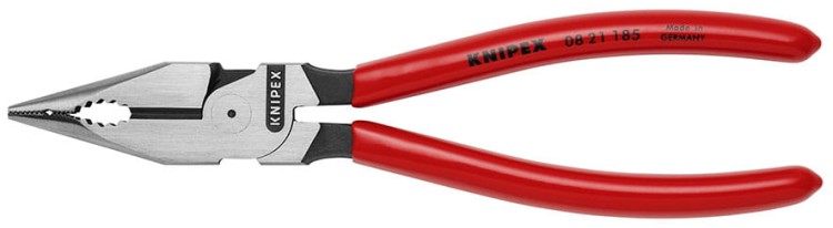 Szczypce (kombinerki) wielofunkcyjne  uniwersalne  ze szpiczastymi szczękami  08 21 185 Knipex - 3