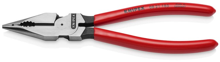 Szczypce (kombinerki) wielofunkcyjne  uniwersalne  ze szpiczastymi szczękami  08 21 185 Knipex - 2