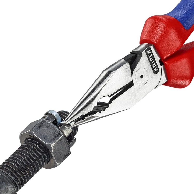 Szczypce (kombinerki) wielofunkcyjne  uniwersalne  ze szpiczastymi szczękami  08 25 185 Knipex - w uzyciu 3