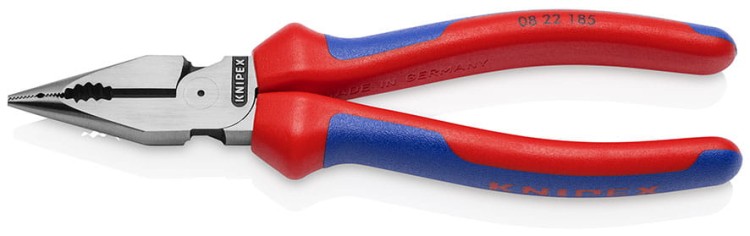 vSzczypce (kombinerki) wielofunkcyjne  uniwersalne  ze szpiczastymi szczękami  08 25 185 Knipex - 1