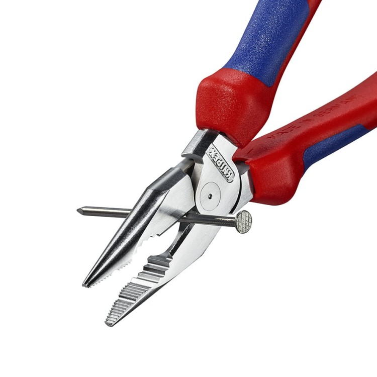 Szczypce (kombinerki) wielofunkcyjne  uniwersalne  ze szpiczastymi szczękami  08 25 185 Knipex - 2