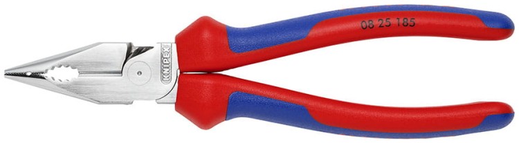Szczypce (kombinerki) wielofunkcyjne  uniwersalne  ze szpiczastymi szczękami  08 25 185 Knipex - 1