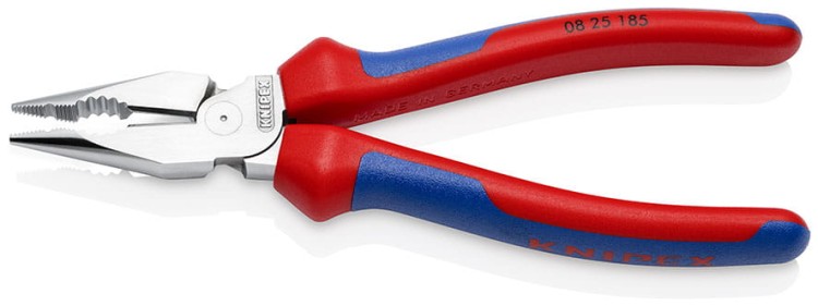 Szczypce (kombinerki) wielofunkcyjne  uniwersalne  ze szpiczastymi szczękami  08 25 185 Knipex -2
