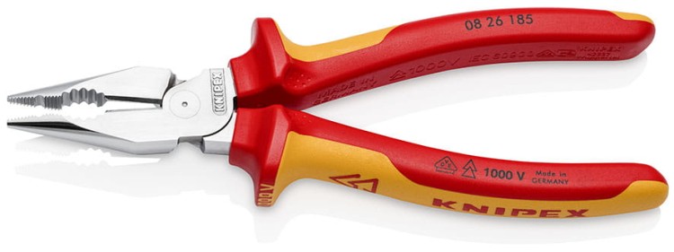 Szczypce (kombinerki) wielofunkcyjne  uniwersalne  ze szpiczastymi szczękami  08 26 185 Knipex - 3