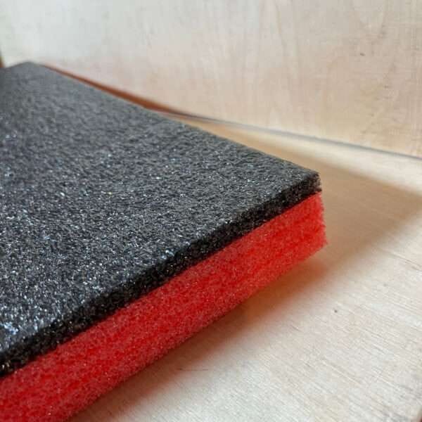 Pianka grafitowo-czerwona 580x480x40 mm do szuflad i wózków - 2