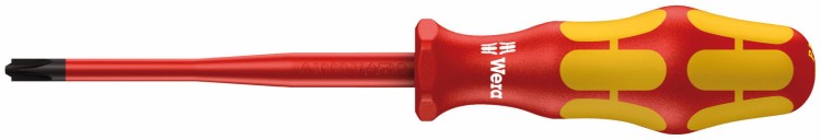 Wkrętak krzyżowy, izolowany do wkrętów Plus-Minus (Pozidriv/płaski) 165 iSS PZ/S VDE Wera - 1