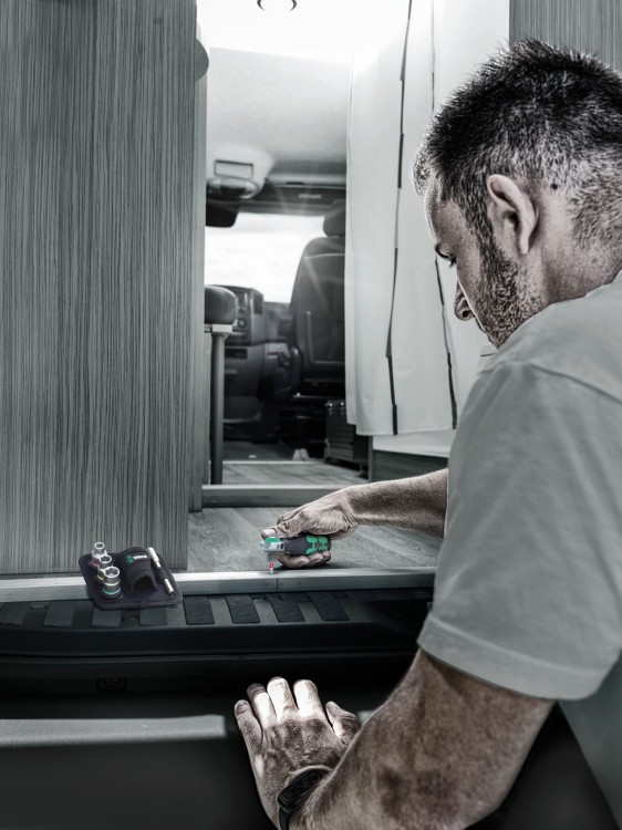 Zestaw narzędzi Zyklop Pocket Set 4 8009 z bitami, kluczami nasadowymi, 27 - części Wera  - 3