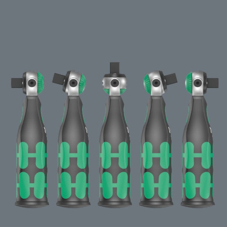 Zestaw narzędzi Zyklop Pocket Set 4 8009 z bitami, kluczami nasadowymi, 27 - części Wera  - 5