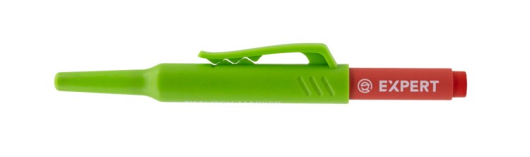 Marker do głębokich otworów Expert - czerwony