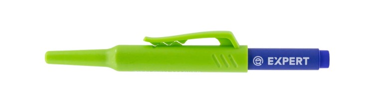 Marker do głębokich otworów Expert - niebieski