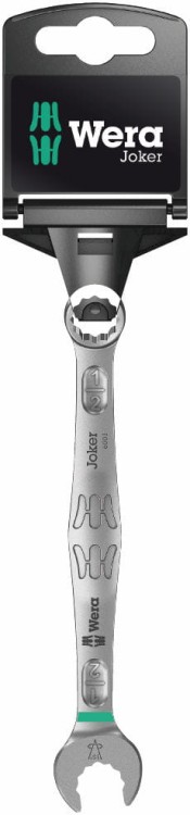 Klucz płasko-oczkowy 6003 Joker, calowy, 1/4" x 105 mm Wera - klucz na zawiszce
