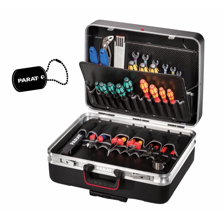 Walizka narzędziowa z kieszonkami, na kółkach, obciążenie do 20 kg Parat Silver KingSize Roll