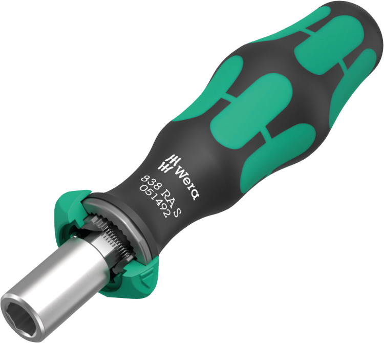 Rękojeść Kraftform Kompakt z funkcją grzechotki 1/4"w 838 RA Wera - 2