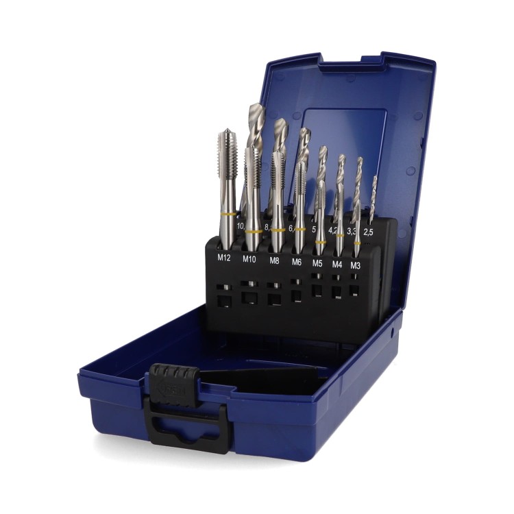 Zestaw wierteł krętych i gwintowników maszynowych HSSE-CO5 3708-0020 DKM