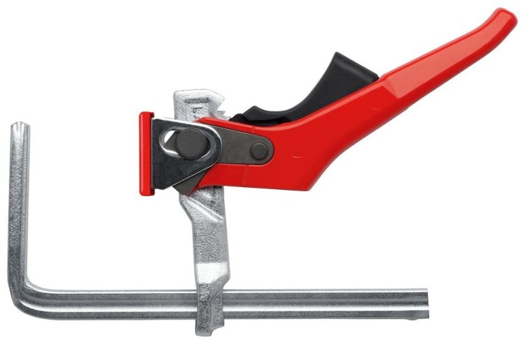 Ścisk (zacisk) dźwigniowy do szyn 160/60 mm 2400 N GTRH Bessey GTR16S6H - 1