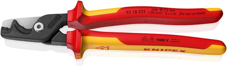 Nożyce do cięcia kabli ze stopniowanymi krawędziami tnącymi Knipex StepCut® XL Knipex - 2
