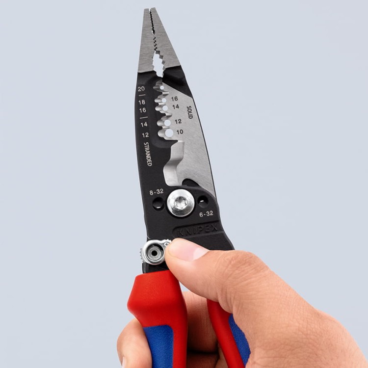 Wielofunkcyjne szczypce dla elektryków model amerykański WireStripper Knipex 13 72 8 - 5