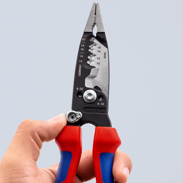 Wielofunkcyjne szczypce dla elektryków model amerykański WireStripper Knipex 13 72 8 - 6