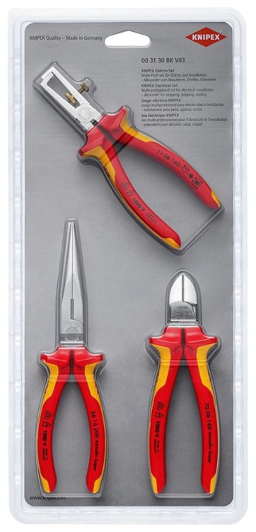 Zestaw narzędzi dla elektryka Knipex 00 31 30 BK V03 - 1