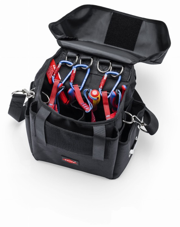 Torba narzędziowa do pracy na wysokości Knipex 00 50 50 T LE - przykładowe zagospodarowanie torby