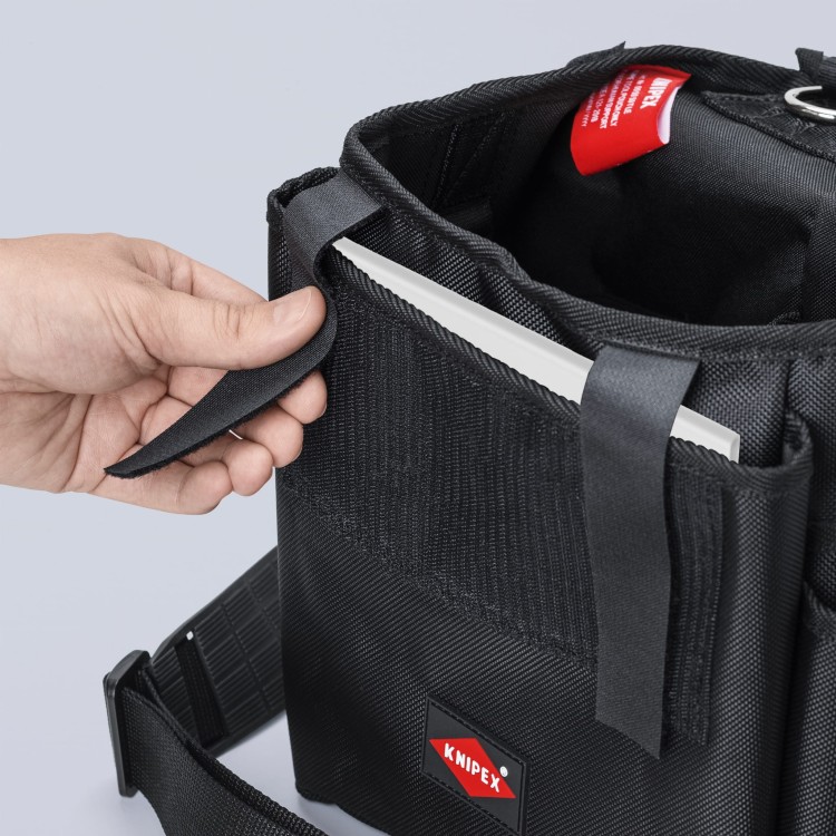 Torba narzędziowa do pracy na wysokości dużą Knipex 00 50 51 T LE - komora na dokumenty