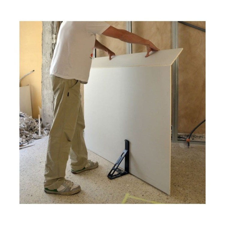 Kątownik, liniał do znakowania i cięcia płyt GK Edma - w użyciu