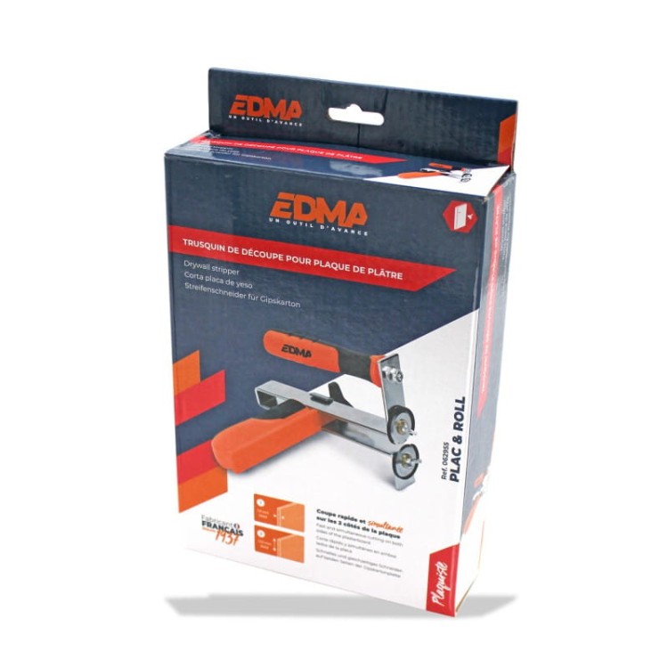 Narzędzie do obustronnego cięcia płyt gipsowo-kartonowych Place & Roll Edma - 3