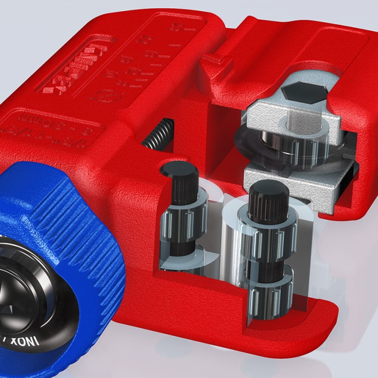 Obcinak do rur miedzianych, mosiężnych i inox 3-30 mm TubiX® Knipex 90 31 01 - 3