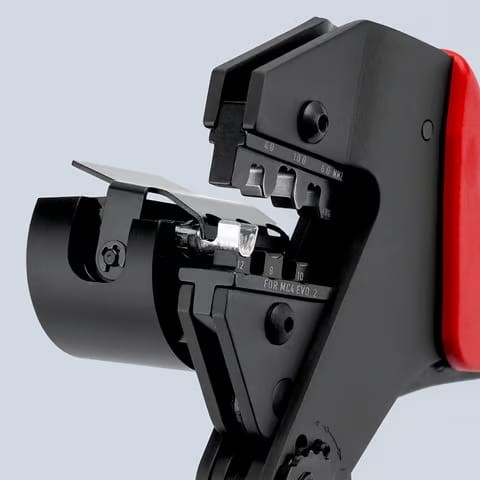 Szczypce zagniatające (praska) typu Crimp System N, do wymiennych matryc zagniatających Knipex 97 43 66 EVO - 4