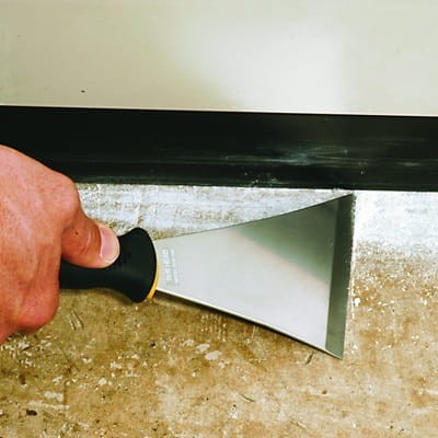 Skrobak uniwersalny Tajima SCRN - podczas pracy