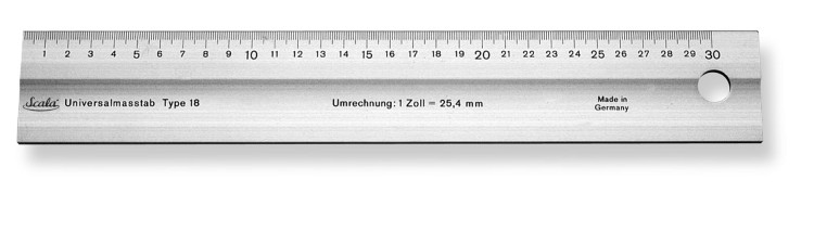 Liniał aluminiowy Scala 418