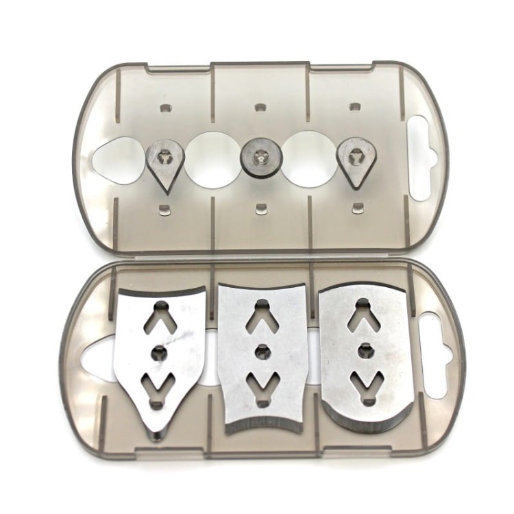 Skrobak precyzyjny z 7 ostrzami wymiennymi Edma - wymienne ostrza