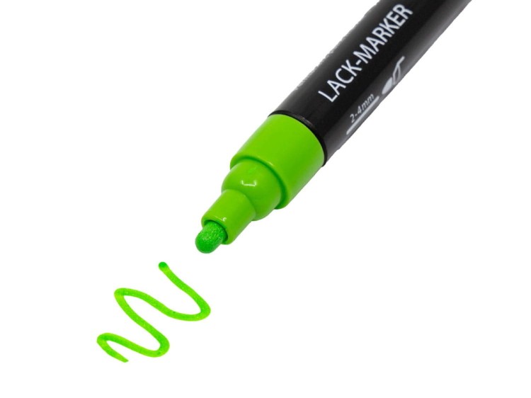 Marker z lakierem EXPERT - zielony neonowy - 3