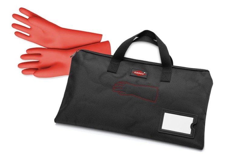 Etui ochronne na rękawice izolacyjne Knipex 98 65 00 LE - 2