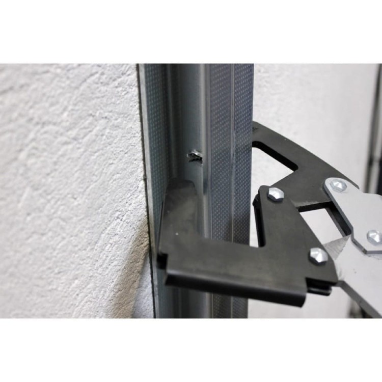 Szczypce zagniatające do profili TWIN PROFIL® Edma 060355 - podczas pracy 1