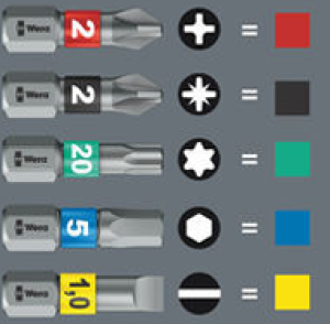 Zestaw rękojeść z bitami (grotami) Kraftform Kompakt 27 Set 1 Christmas 2025 w świątecznym opakowaniu prezentowym Wera - System wyszukiwania narzędzi Take it easy