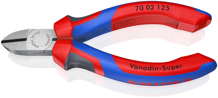 Szczypce tnące boczne (obcinaczki), rękojeści dwukomponentowe Knipex 70 02 / 70 05 - 7