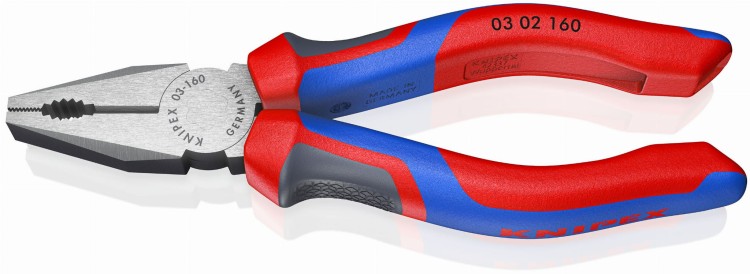 Szczypce uniwersalne (kombinerki), rękojeści dwukomponentowe Knipex 03 02 / 03 05 - 2