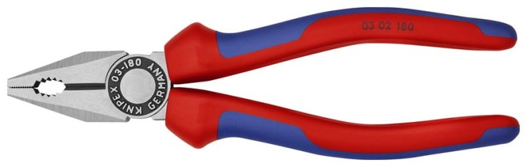 Szczypce uniwersalne (kombinerki), rękojeści dwukomponentowe Knipex 03 02 / 03 05 - 4