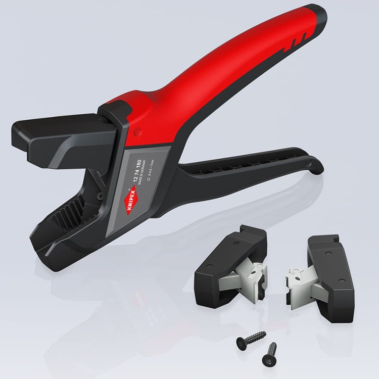 Ściągacz izolacji od 4,4 do 7,5 mm samonastawny 175 mm Knipex 12 74 180 - 6