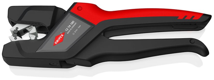 Ściągacz izolacji od 4,4 do 7,5 mm samonastawny 175 mm Knipex 12 74 180 - 3