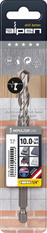 Wiertło uniwersalne IMPULZOR UNI Alpen- 2