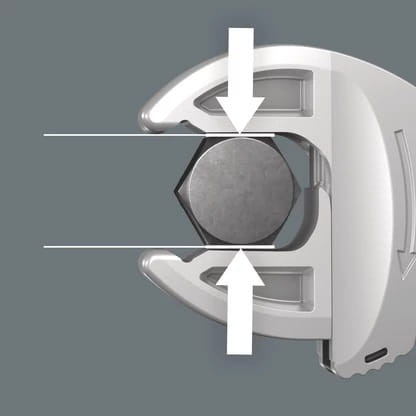 Zestaw samonastawnych dwustronnych kluczy płaskich Joker 6006 Joker 2 Set 1, 2 części Wera -  nie uszkadza śrub