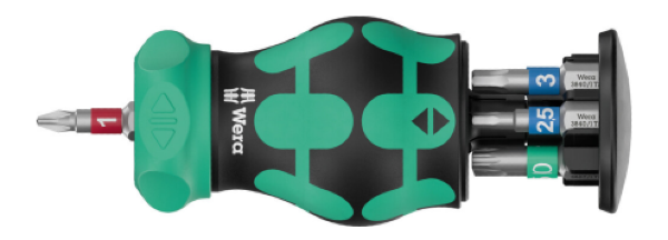 Rękojeść krótka z uchwytem do bitów Bicycle Set 5 Wera - 1