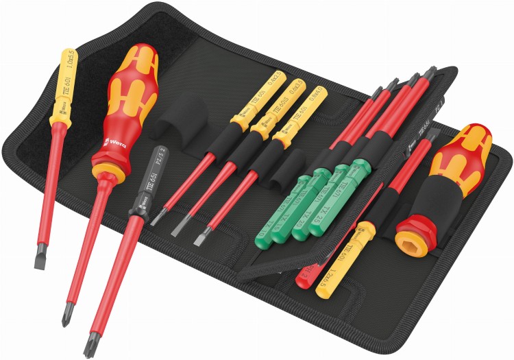 Kraftform Kompakt VDE 17 Universal 1 Tool Finder; 17 części Wera - 1
