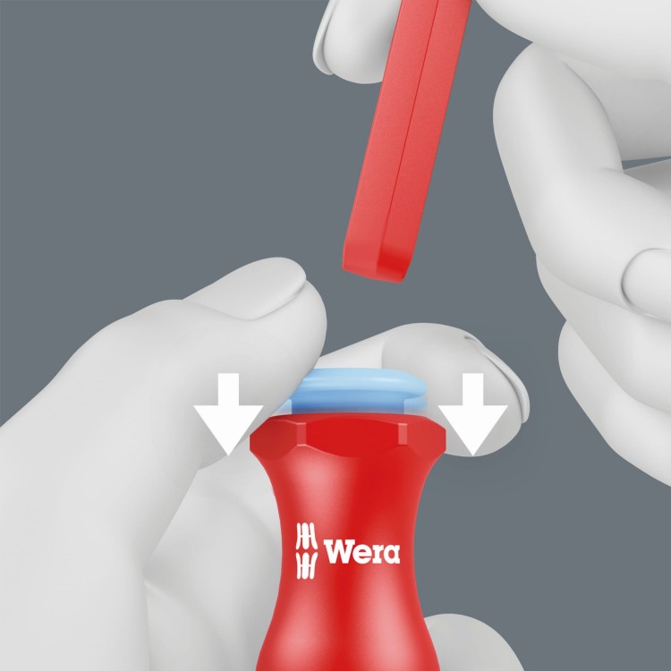 Kraftform Kompakt VDE Stainless 17 extra slim 1 Tool Finder; 17 części Wera -Wymiana bez użycia narzędzi specjalnych